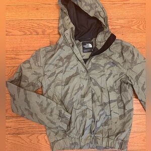 The North Face Olive Camouflage Jacket